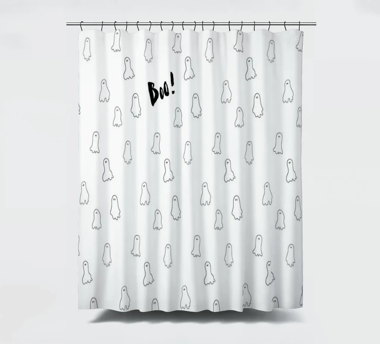 Ghost pattern Duschvorhang von Brushmeetspaper