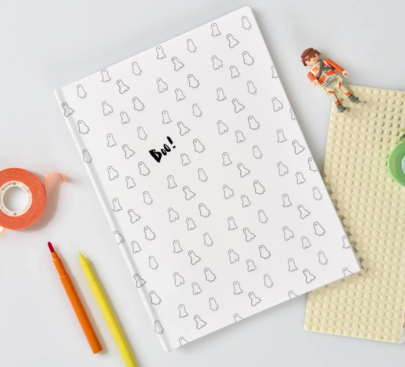 Ghost pattern notitieboek van Brushmeetspaper