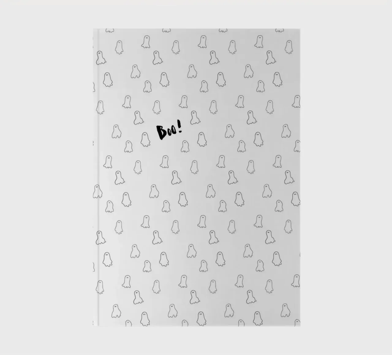 Ghost pattern notebook by Brushmeetspaper