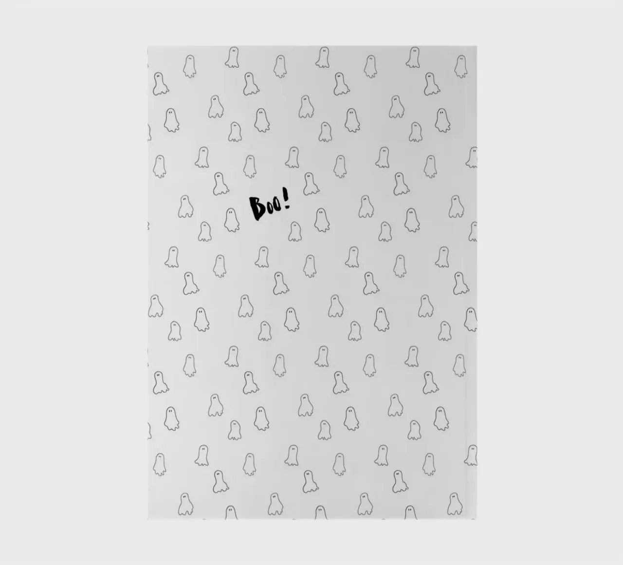Ghost pattern notebook by Brushmeetspaper