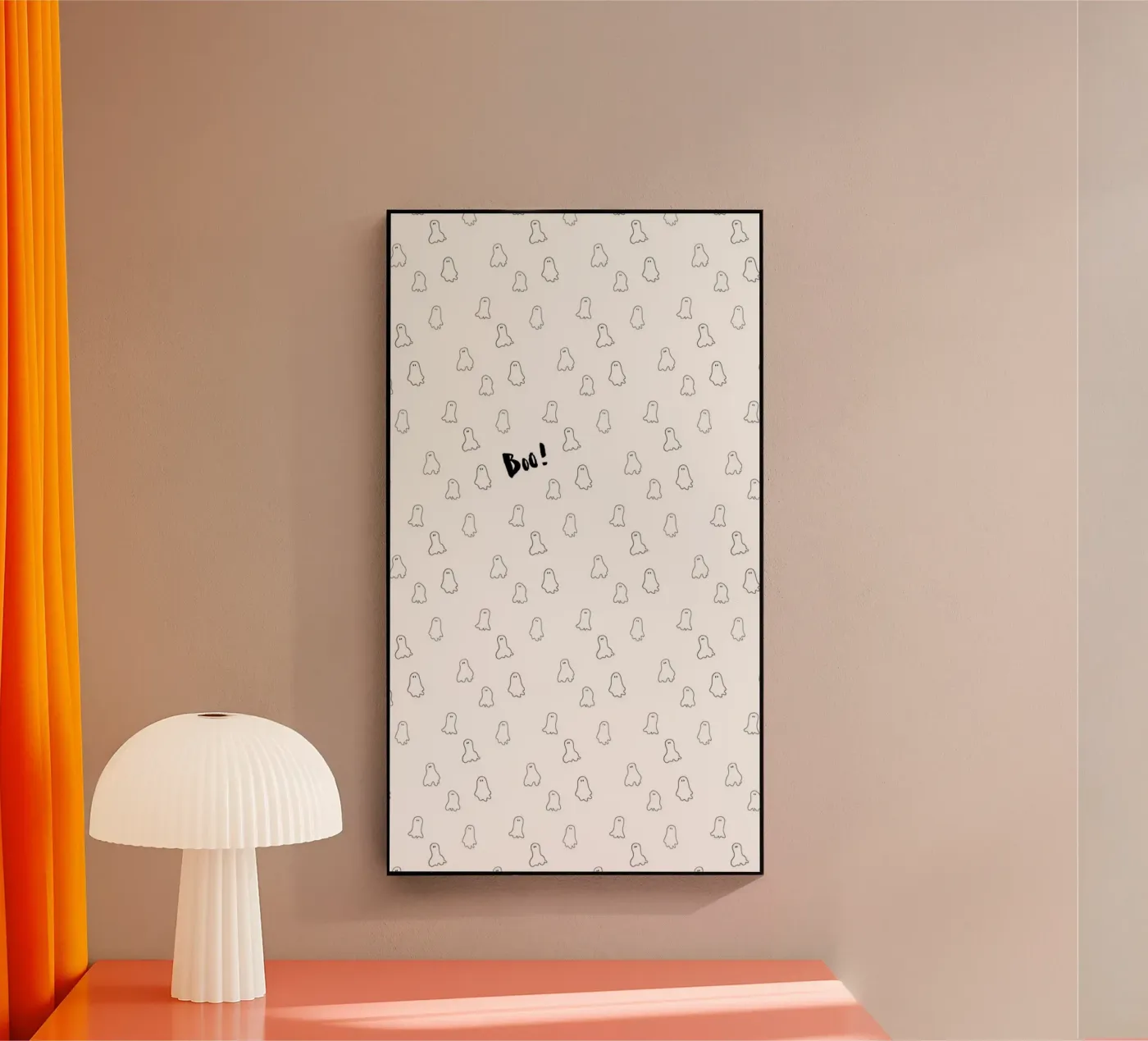 Motif de fantômes plexiglas de Brushmeetspaper