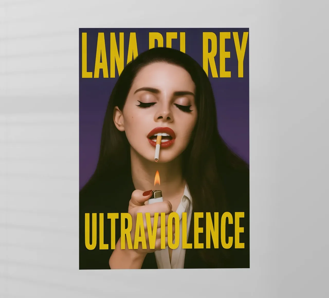 Lana Del Rey Poster Vintage Tin Metal Sign,Wall Plaque Art backlit film by DGUnder