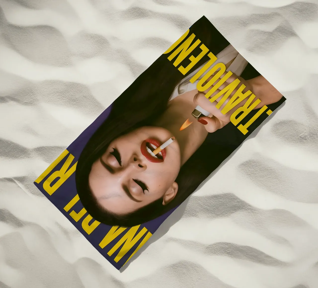 Lana Del Rey Poster Vintage Tin Metal Sign,Wall Plaque Art beach towel by DGUnder