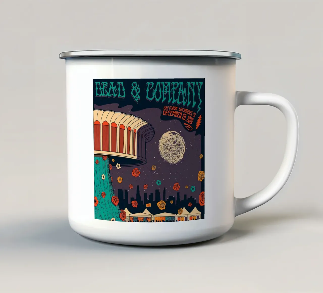 dead and company los angeles tazza in smalto da martina