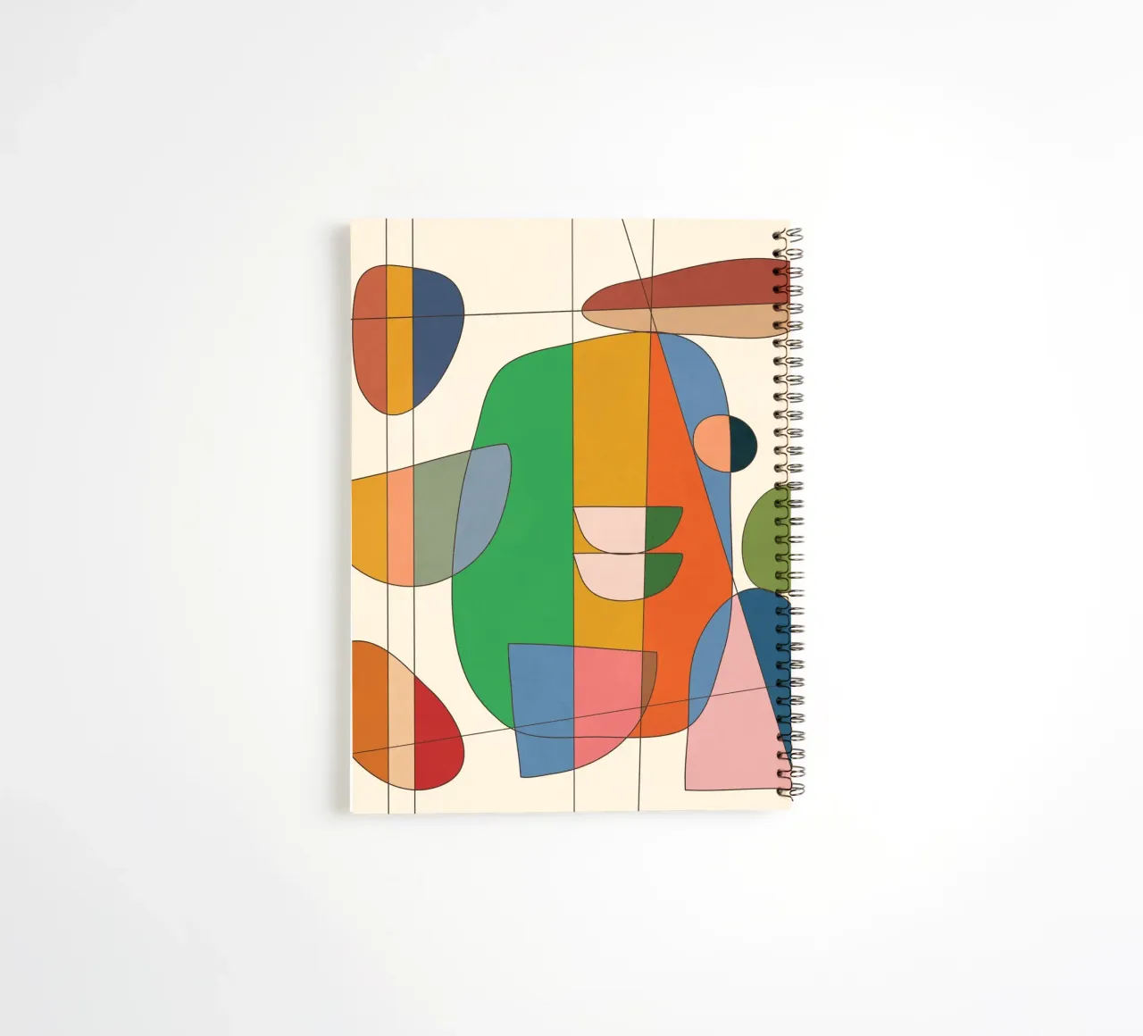 Modern Abstract Art 6 spiral notebook by cityart