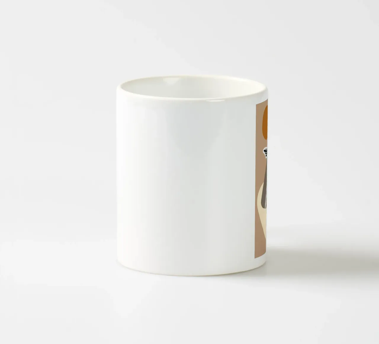 Floreale astratto tazza in ceramica da Daron