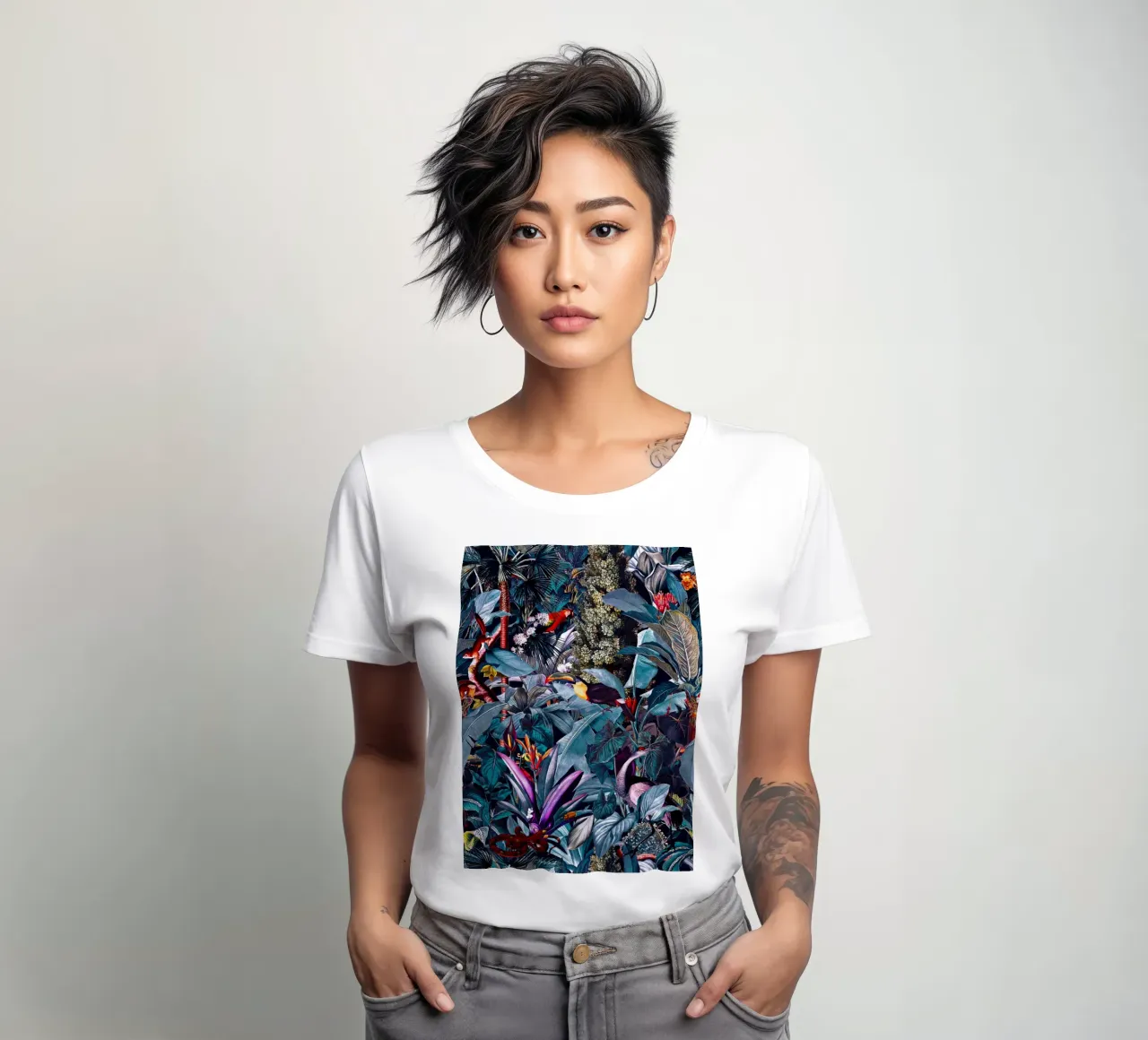 Beautiful Forest VI dames t-shirt getailleerd van burcukorkmazyurek