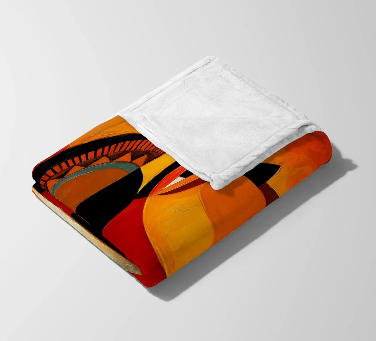 Astratto africano coperta in pile da Pictura