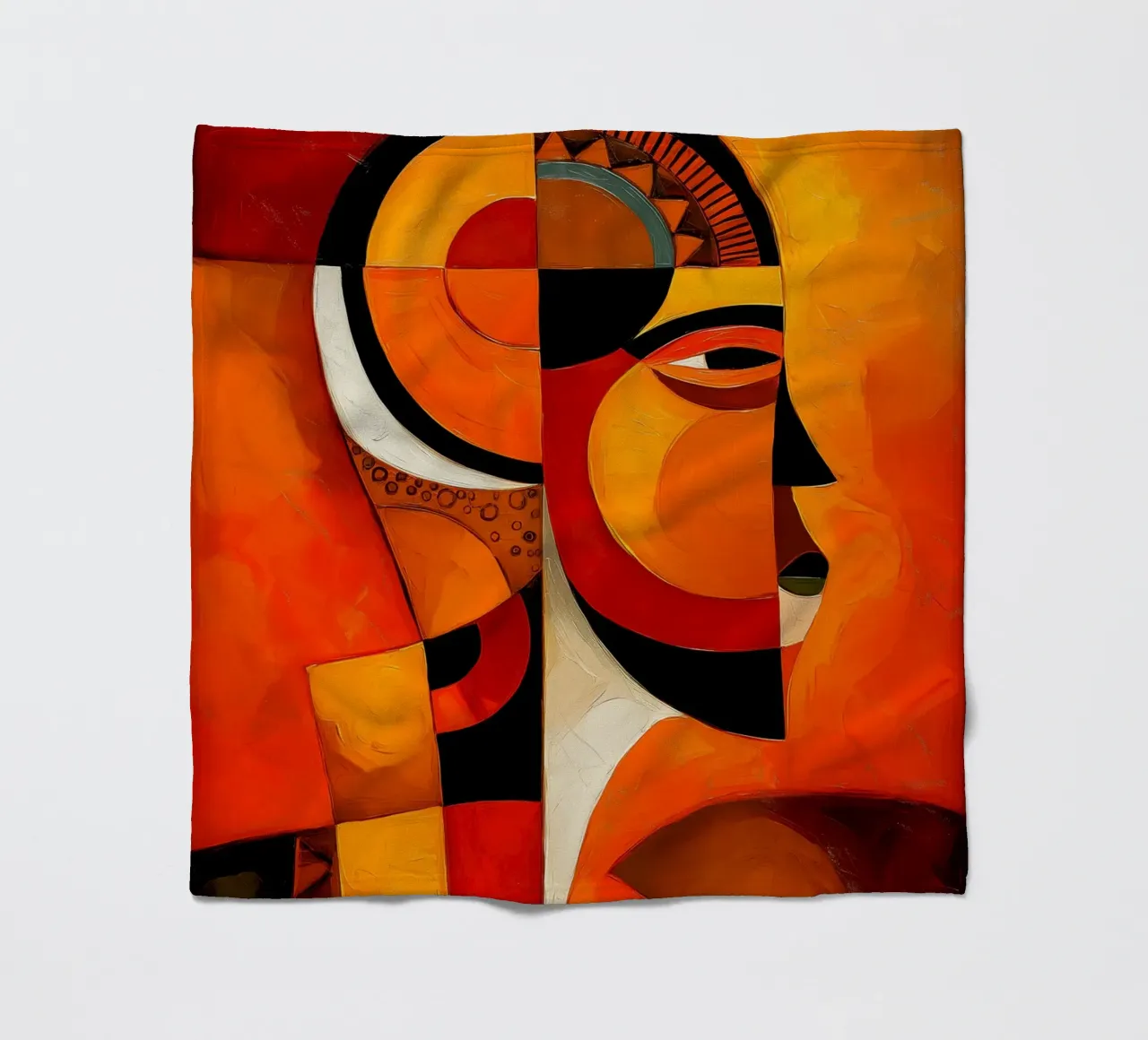 Astratto africano coperta in pile da Pictura