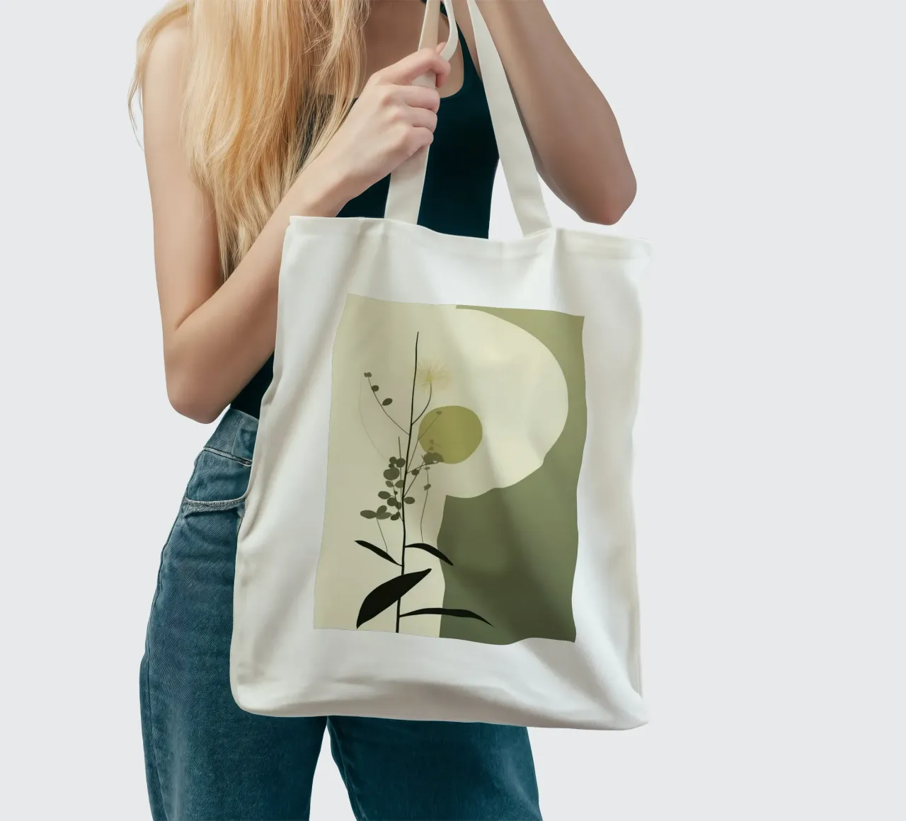 organic minimal tote bag by prindy