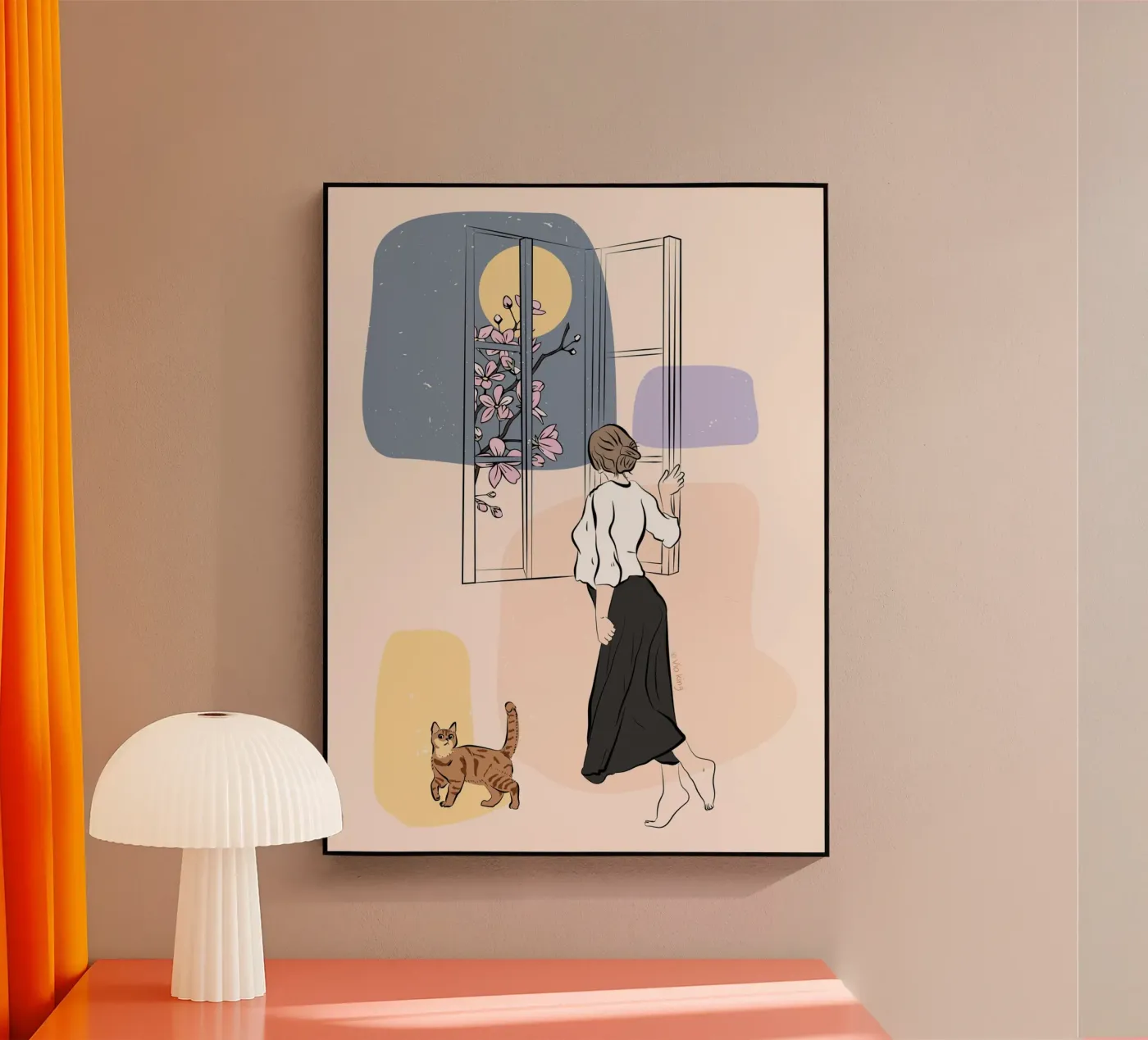 La notte dell'eccitazione plexiglass da Vioking