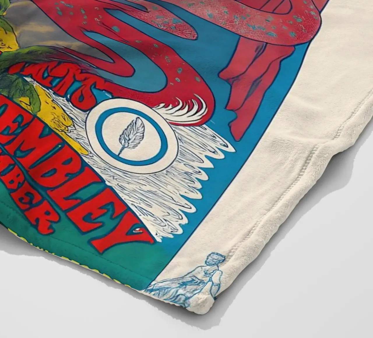 Led Zeppelin - Empire Pool - Wembley - London - 1971 - Conce coperta in pile da DGUnder