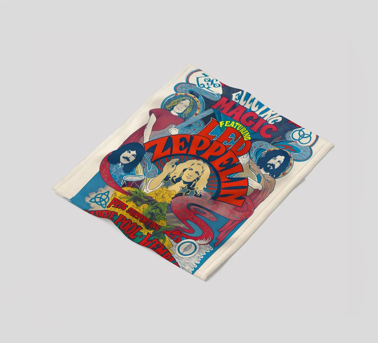 Led Zeppelin - Empire Pool - Wembley - London - 1971 - Conce coperta in pile da DGUnder