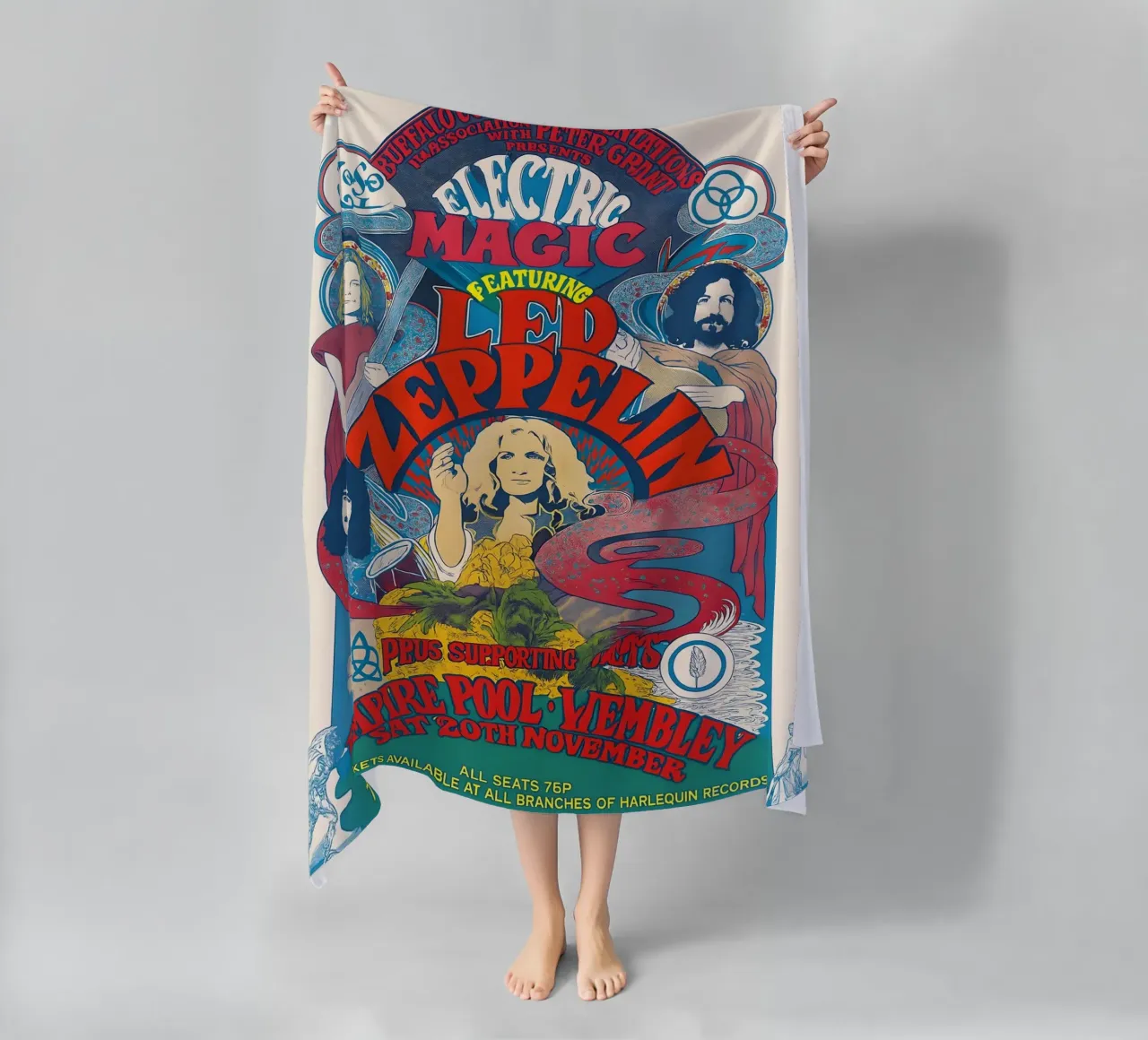 Led Zeppelin - Empire Pool - Wembley - London - 1971 - Conce telo mare da DGUnder