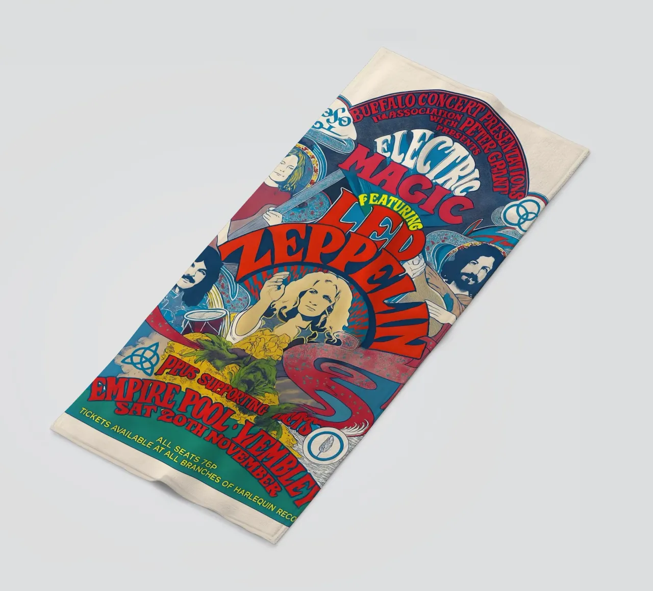 Led Zeppelin - Empire Pool - Wembley - London - 1971 - Conce telo mare da DGUnder