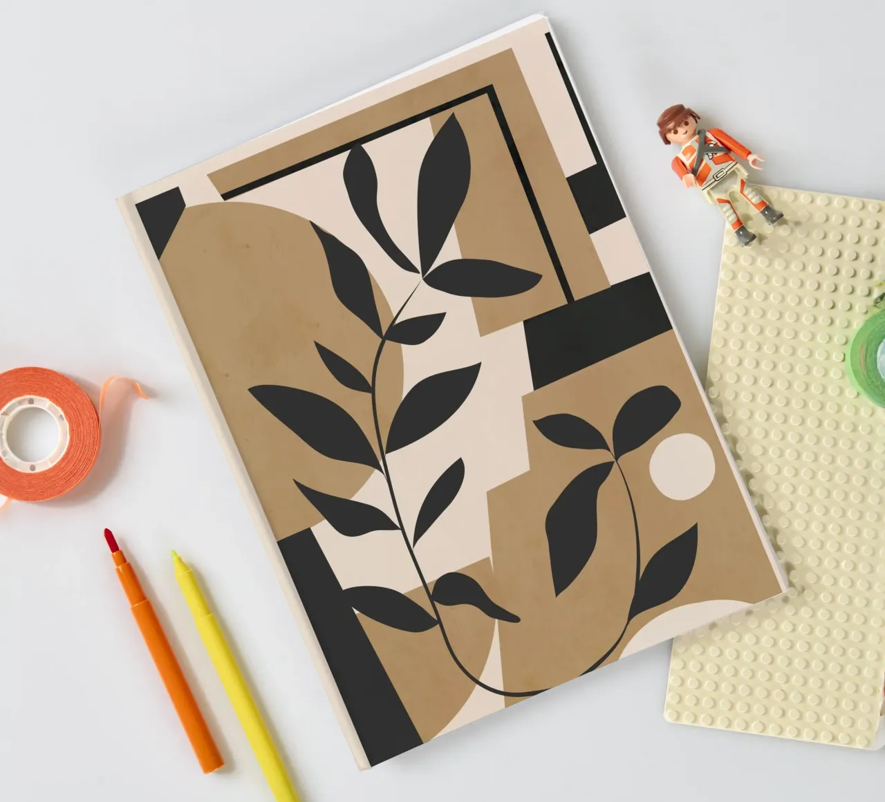 Abstract Foliage 2 notebook by cityart
