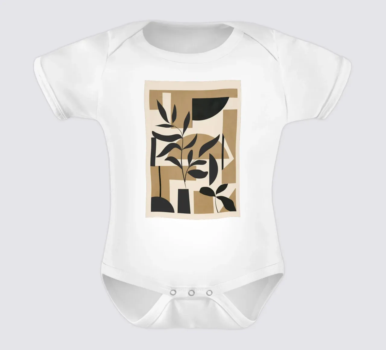 Abstract Foliage 3 body neonato maniche corte da cityart