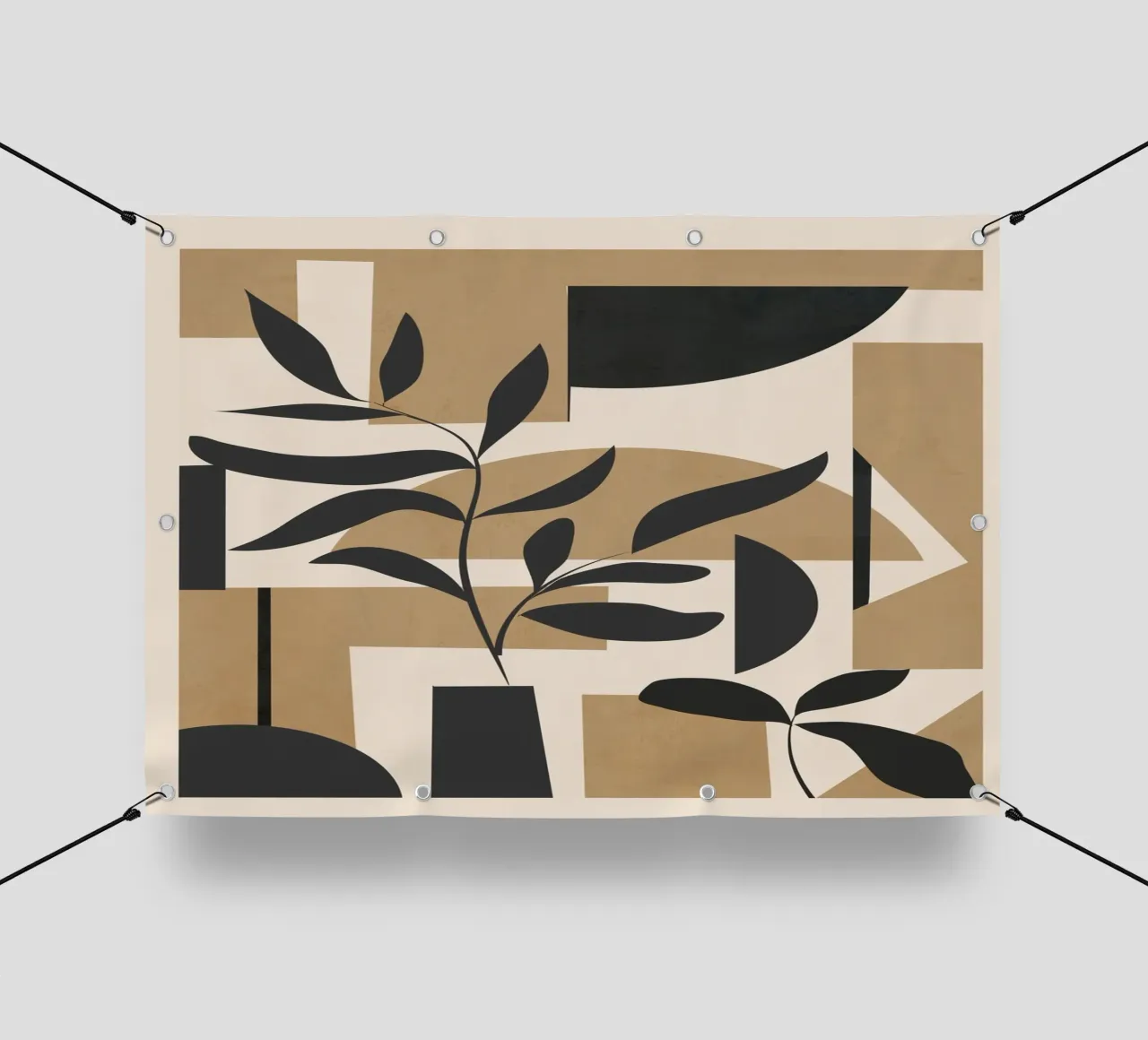 Abstract Foliage 3 telo in pvc da cityart