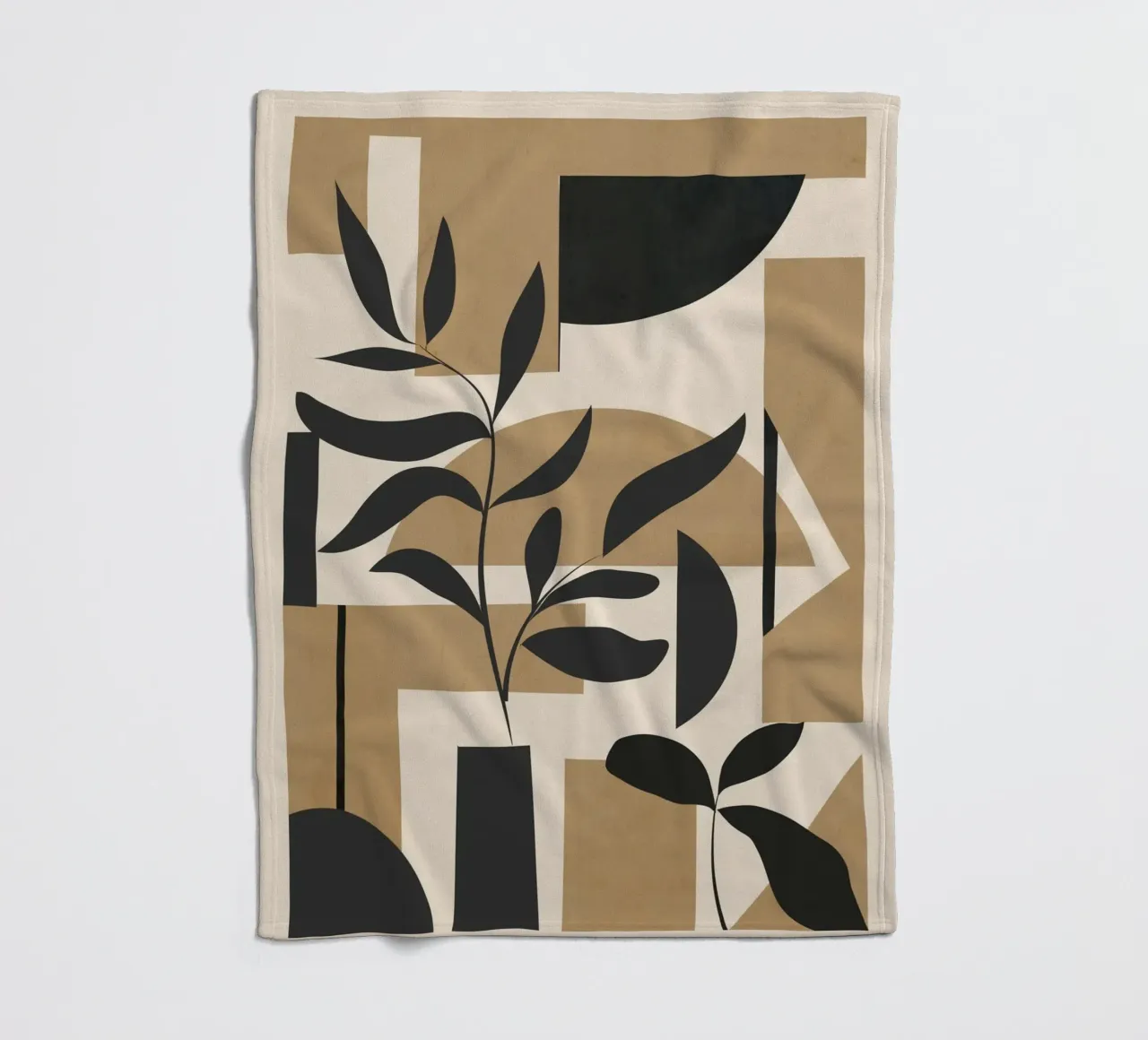Abstract Foliage 3 coperta in pile da cityart