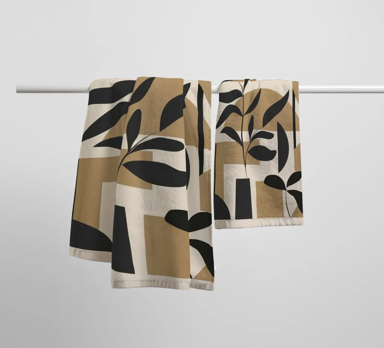 Abstract Foliage 3 asciugamano da bagno da cityart