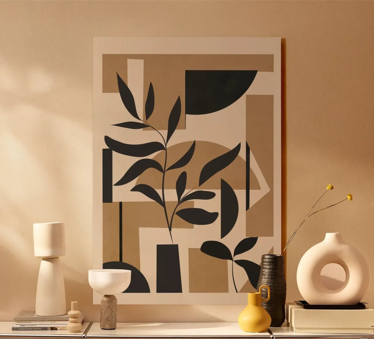 Abstract Foliage 3 alluminio dibond da cityart