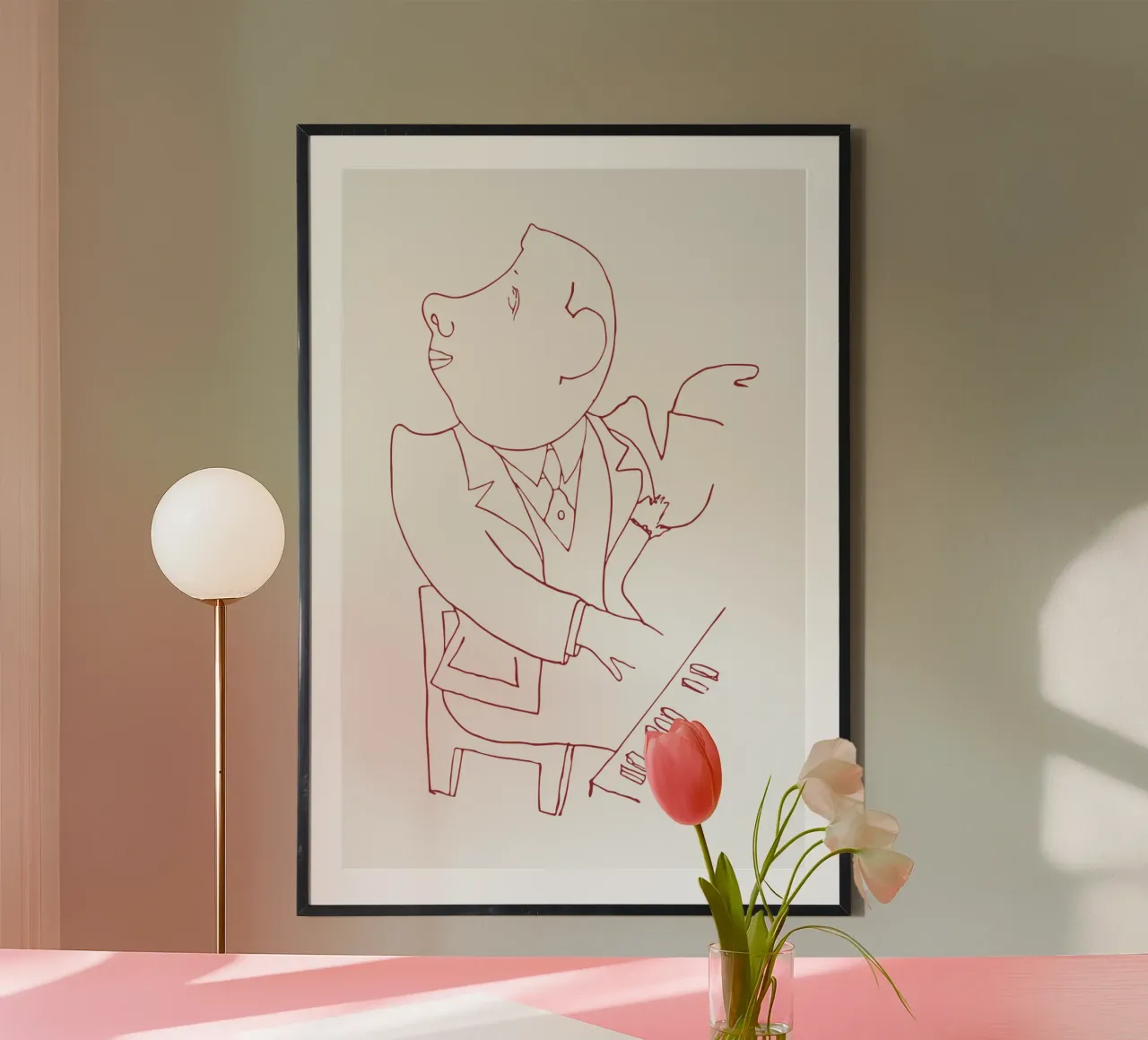 Jean Cocteau - Francis Poulenc 2 poster da https://www.juniqe.com/uk/shop/Henndraws