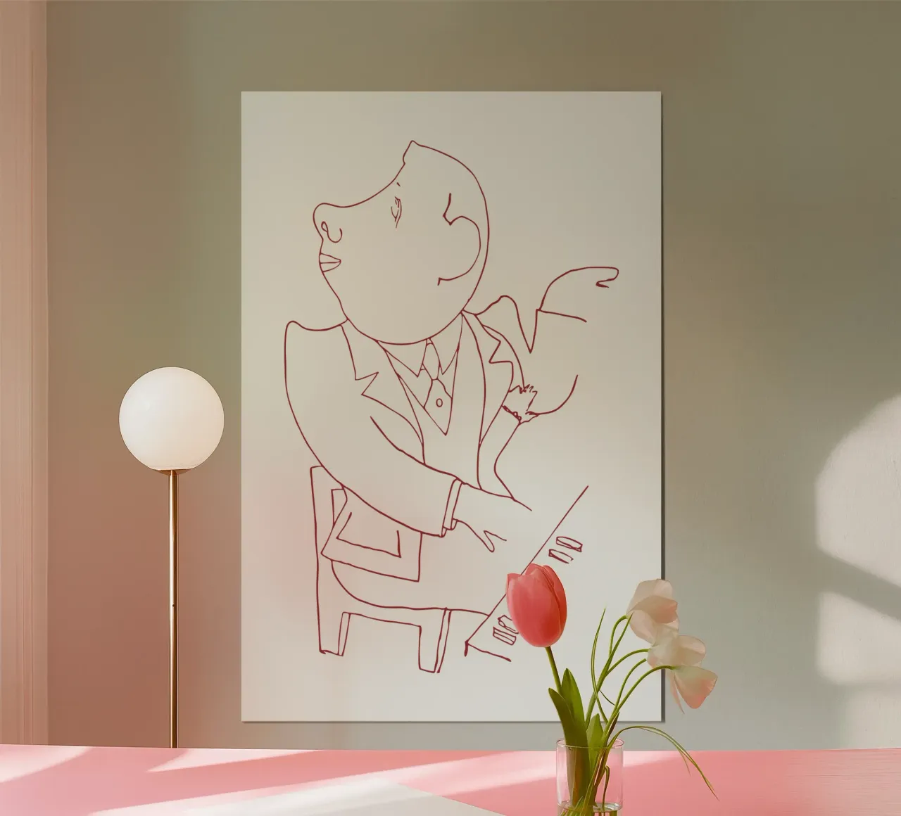 Jean Cocteau - Francis Poulenc 2 poster da https://www.juniqe.com/uk/shop/Henndraws