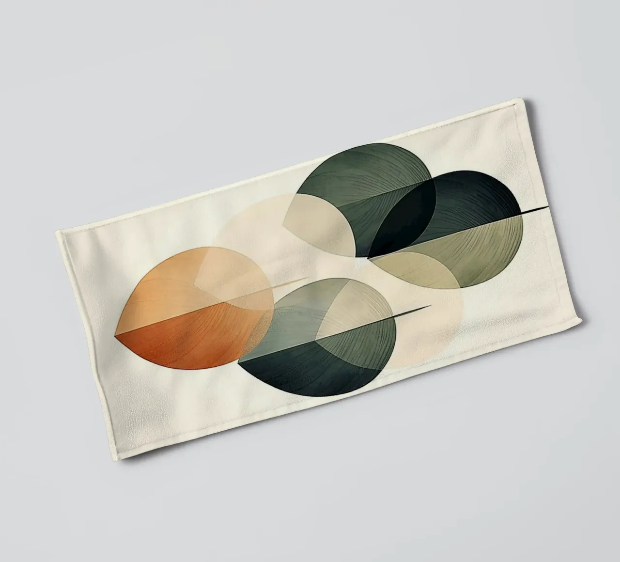 symmetry overlapping asciugamano da bagno da prindy