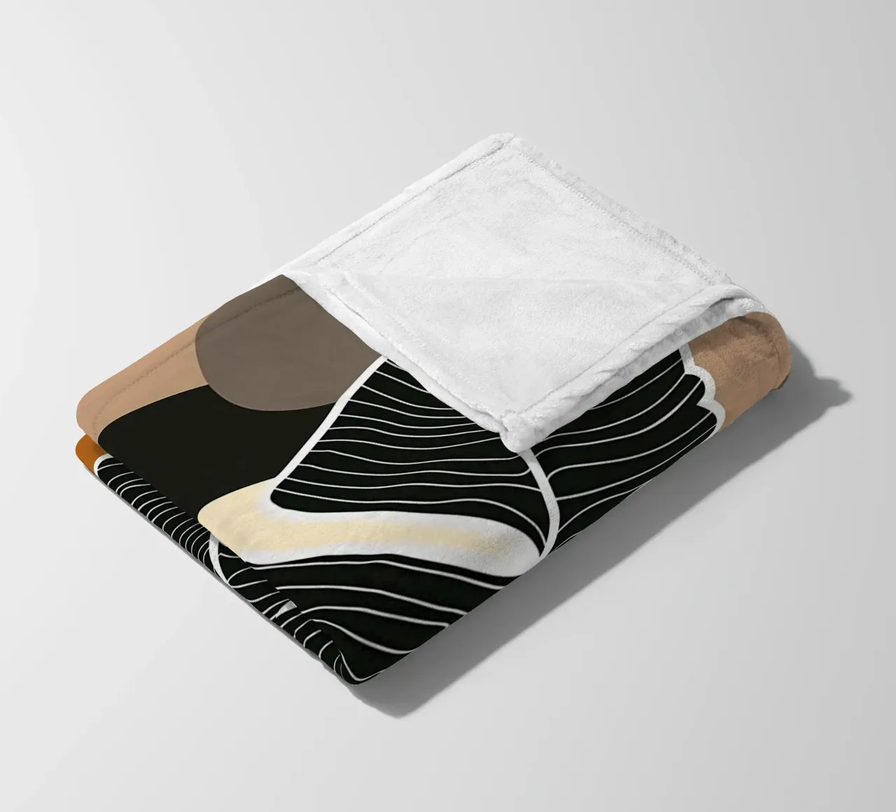 Astratto Tropicale coperta in pile da Daron