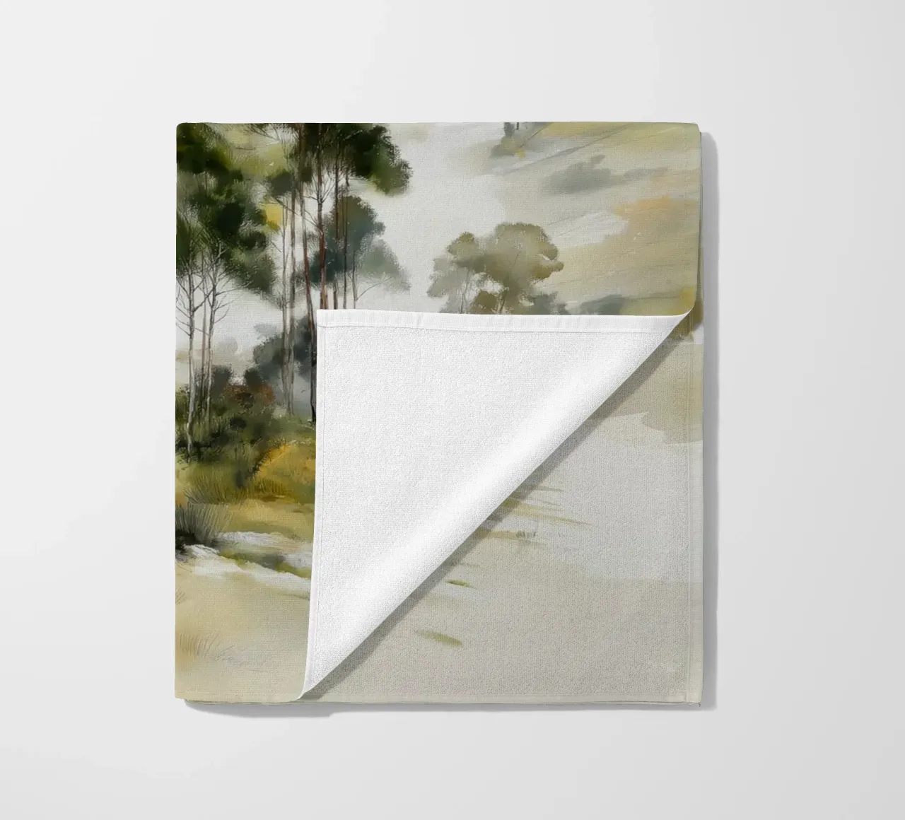 Bomen strandhanddoek van Pictura