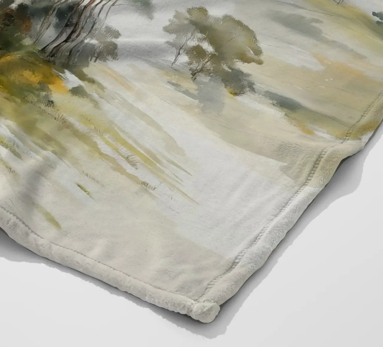 Bäume Fleecedecke von Pictura