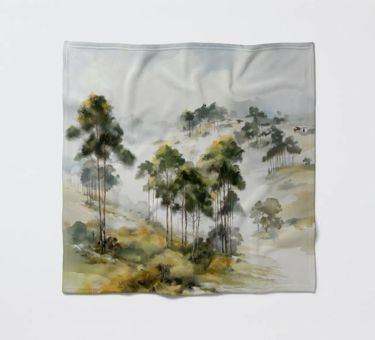 Bäume Fleecedecke von Pictura