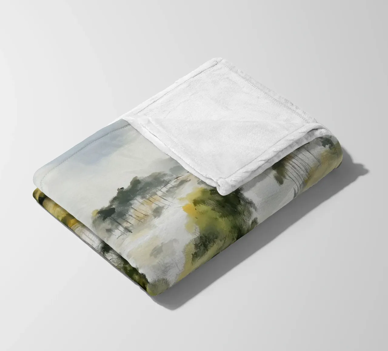 Bäume Fleecedecke von Pictura