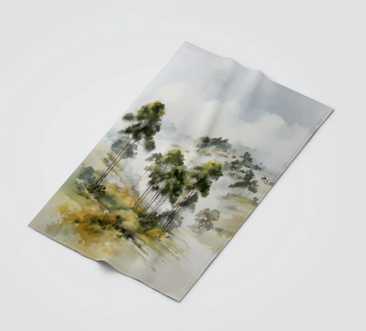 Bäume Fleecedecke von Pictura