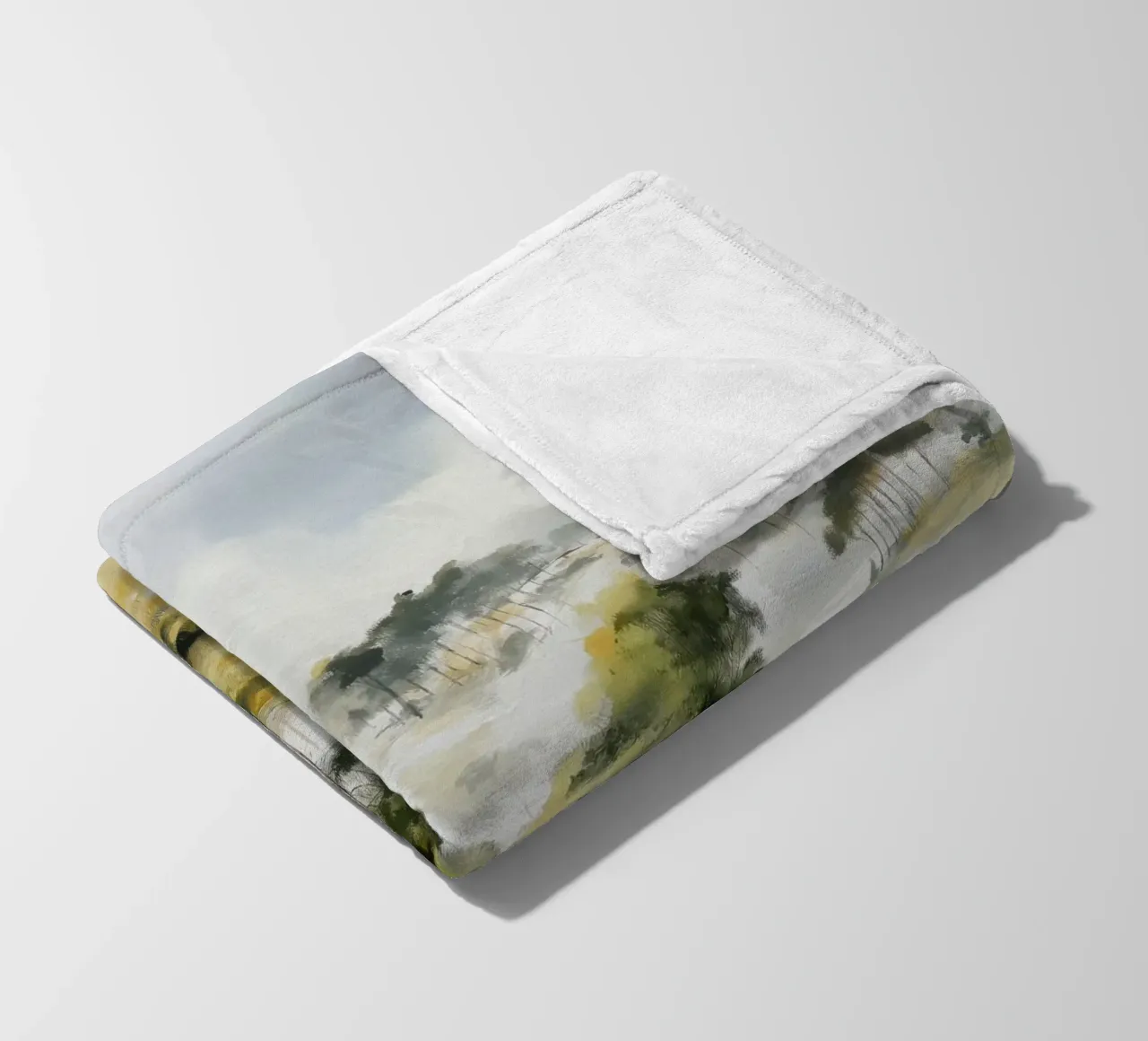 Bäume Fleecedecke von Pictura