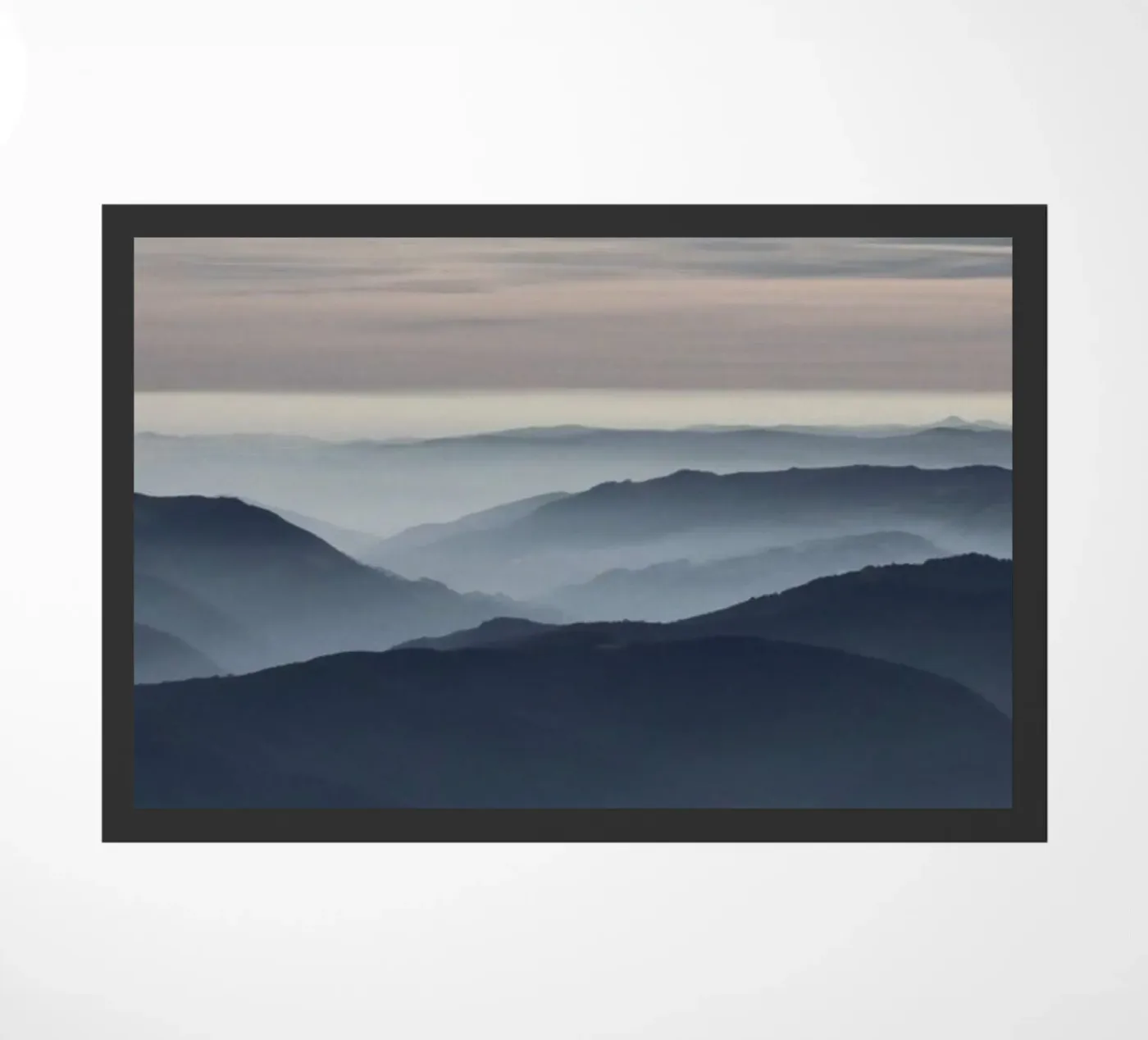 distant ridge doormat by prindy
