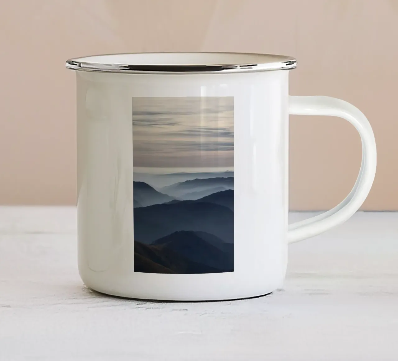 distant ridge tazza in smalto da prindy