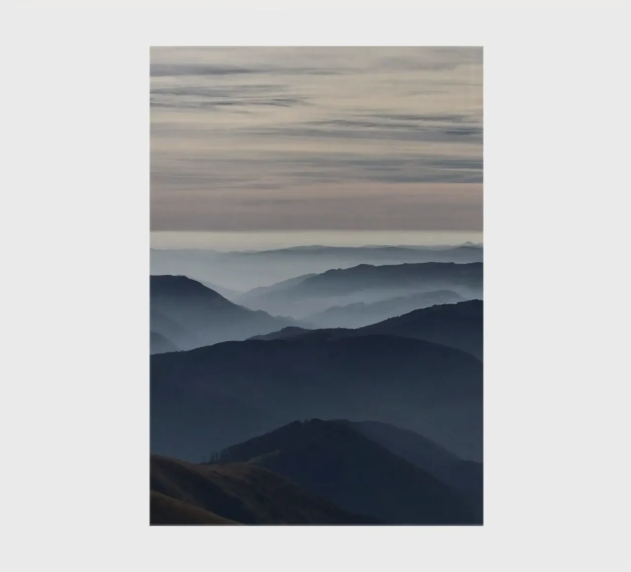 distant ridge notebook by prindy