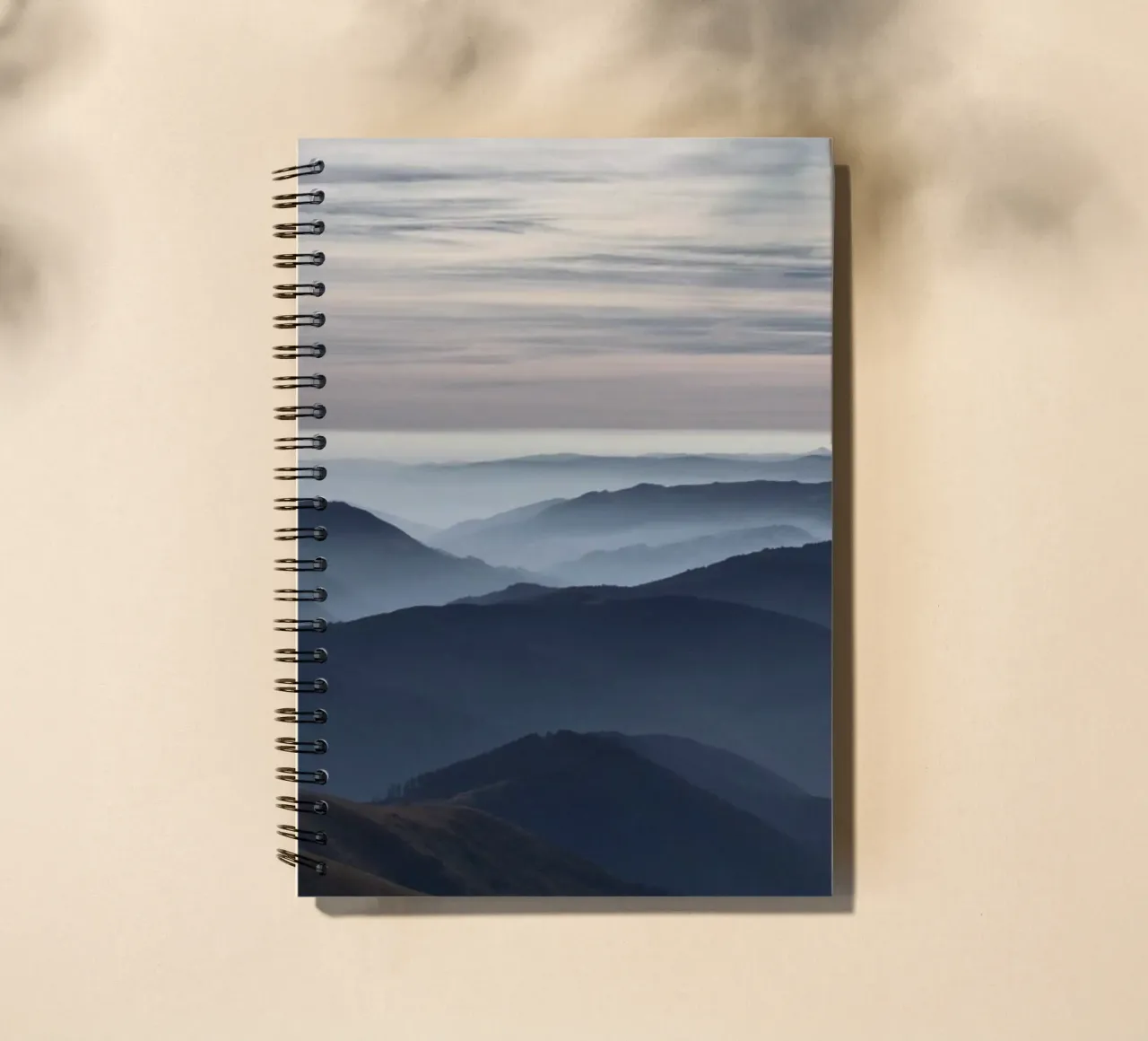 distant ridge spiral notebook by prindy