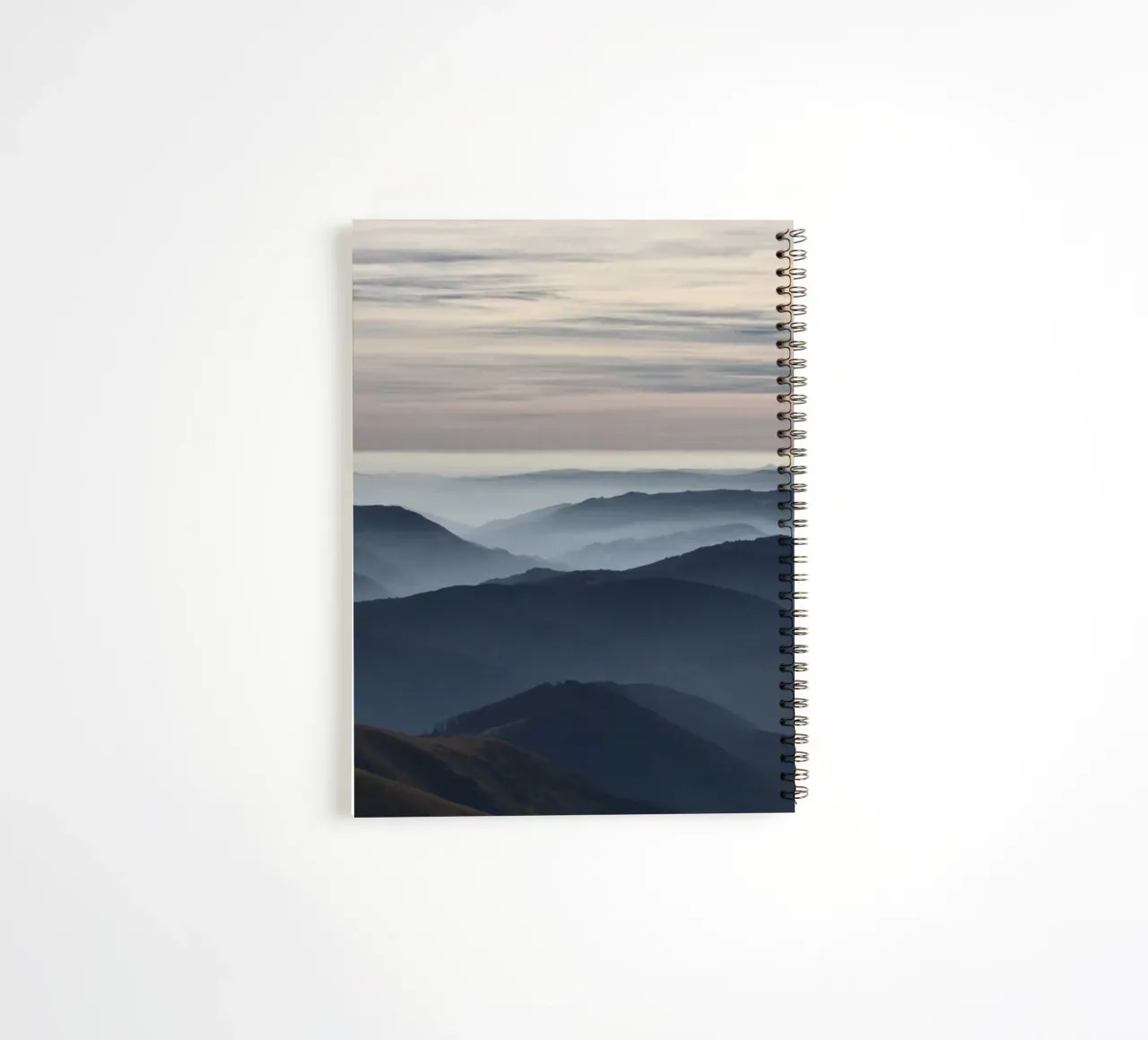 distant ridge spiral notebook by prindy