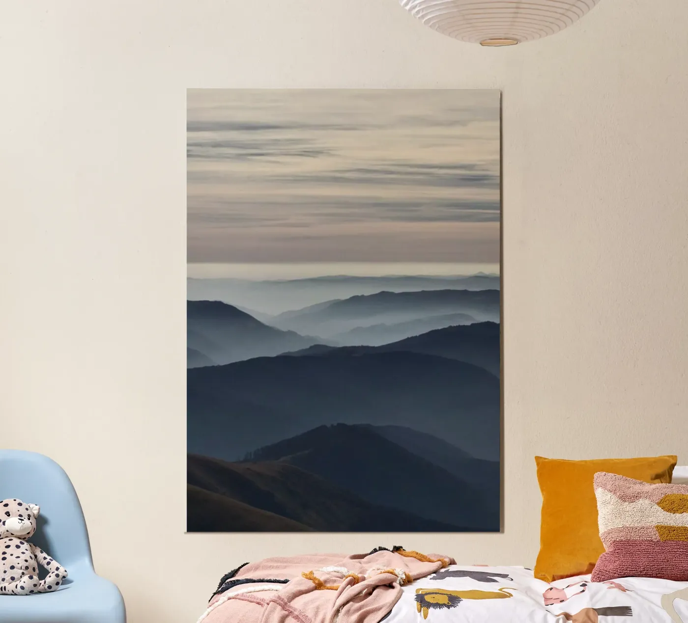 distant ridge poster by prindy