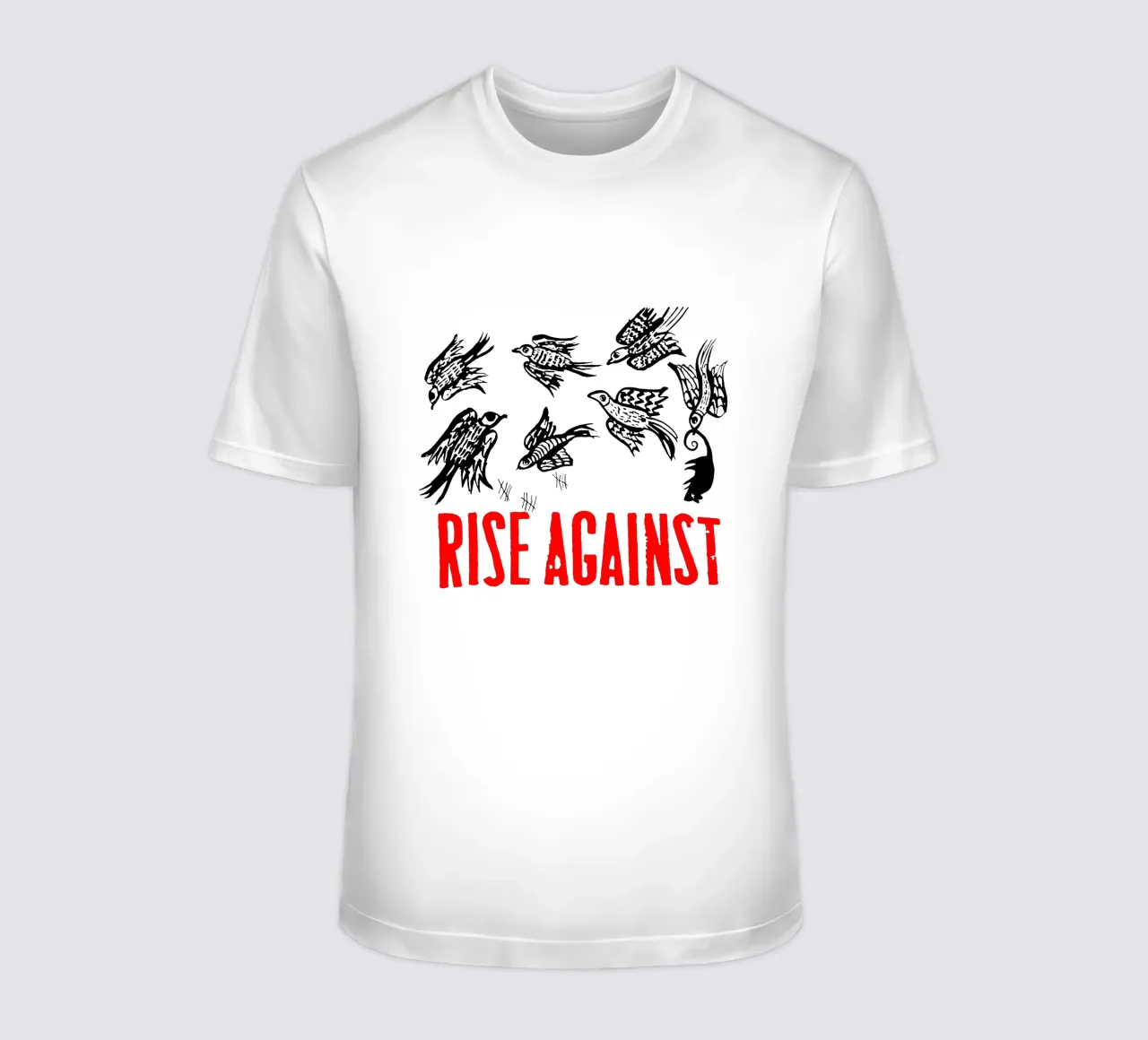 Maglietta classica Rise Against Bird t-shirt da grass.studio_
