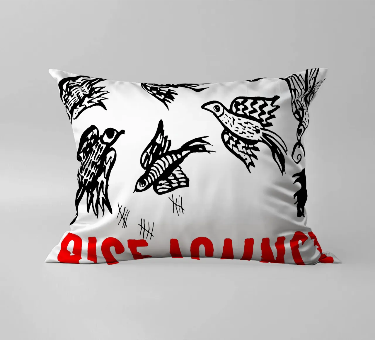 Maglietta classica Rise Against Bird cuscino da grass.studio_