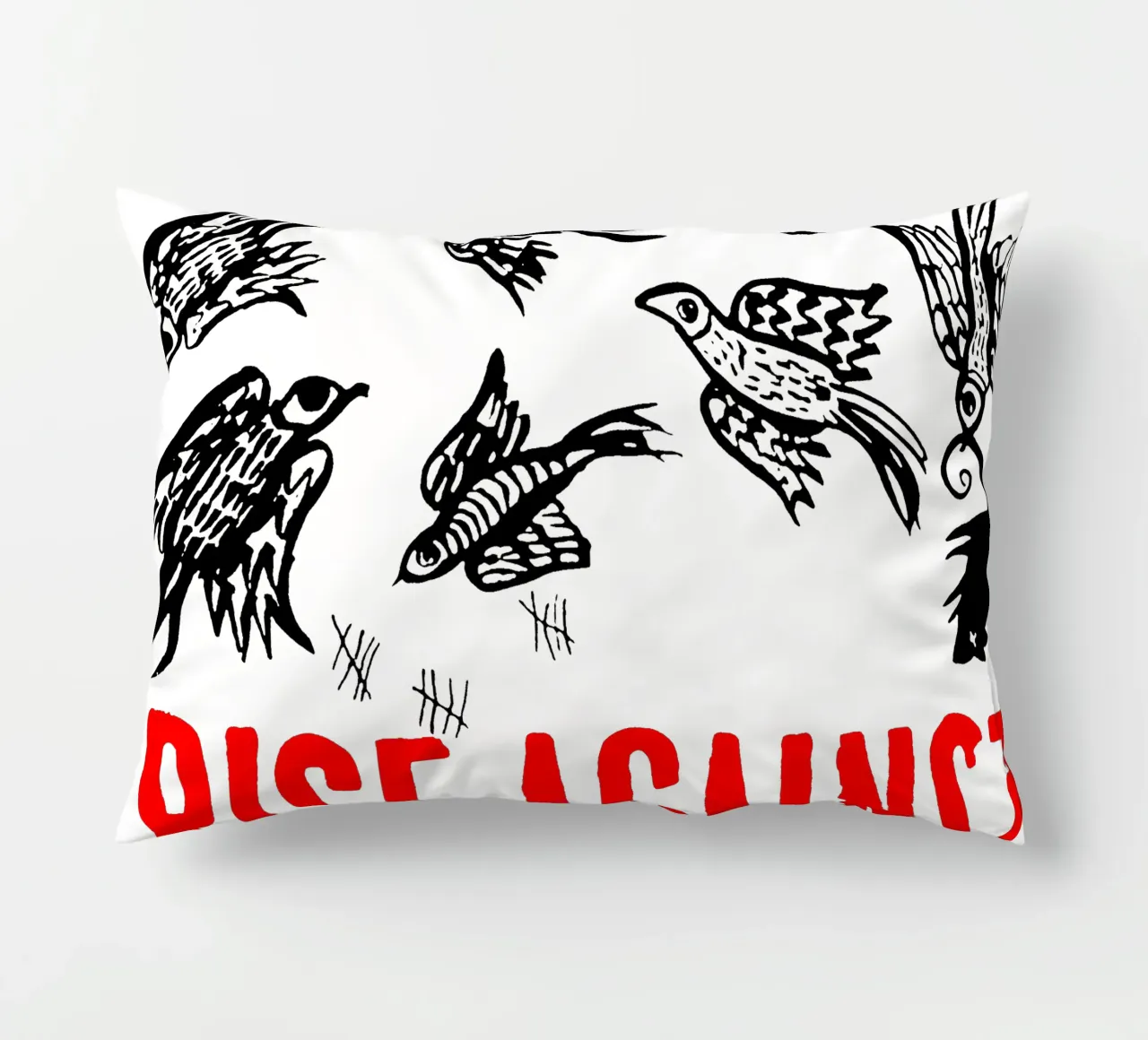 Maglietta classica Rise Against Bird cuscino da grass.studio_