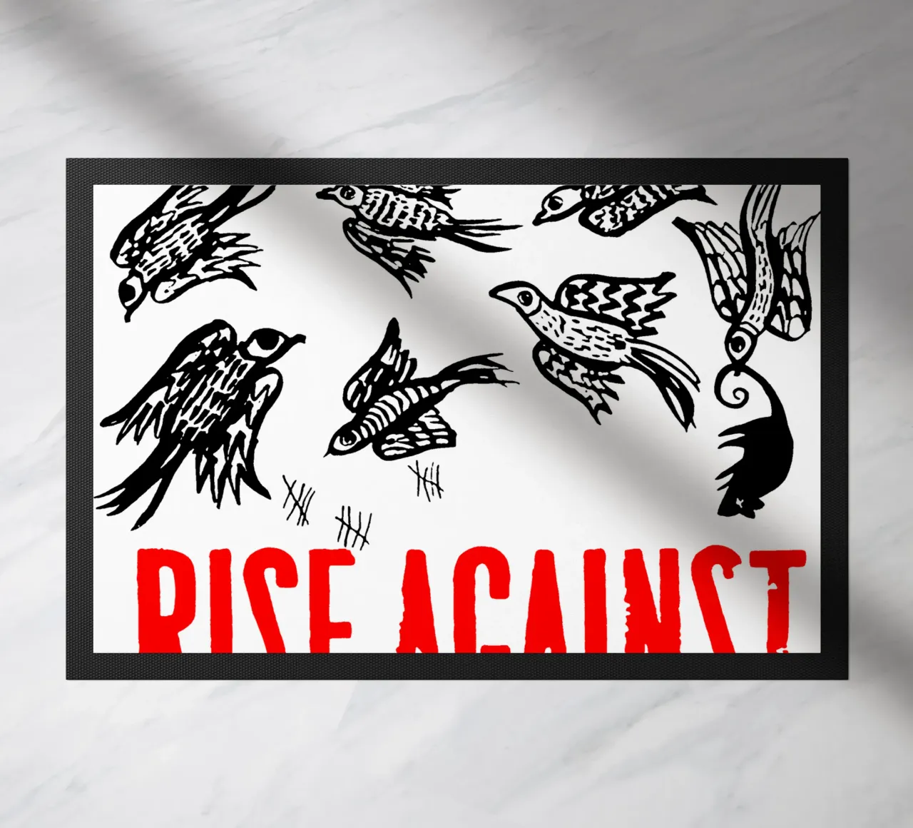 Maglietta classica Rise Against Bird zerbino da grass.studio_