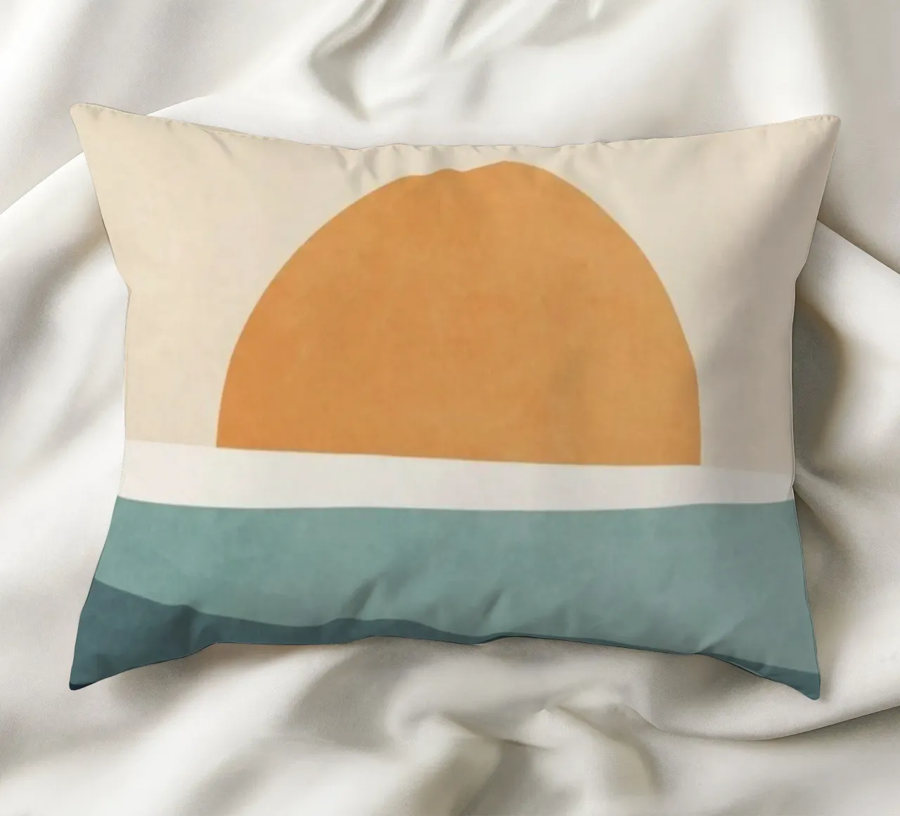 water layers sun decorative cushion by prindy