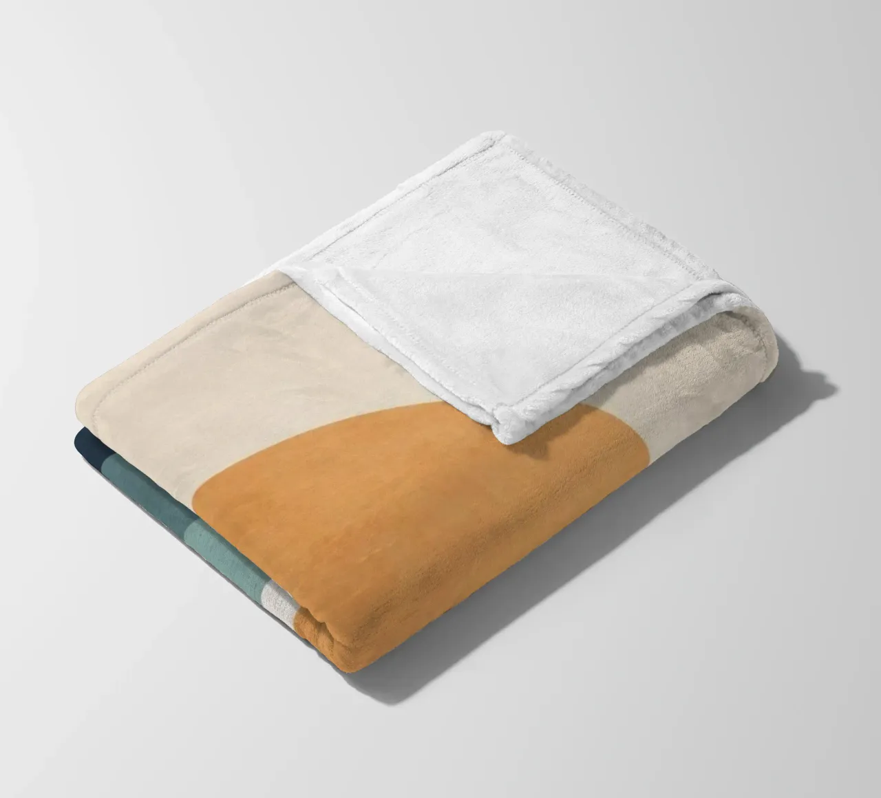 water layers sun fleece blanket by prindy