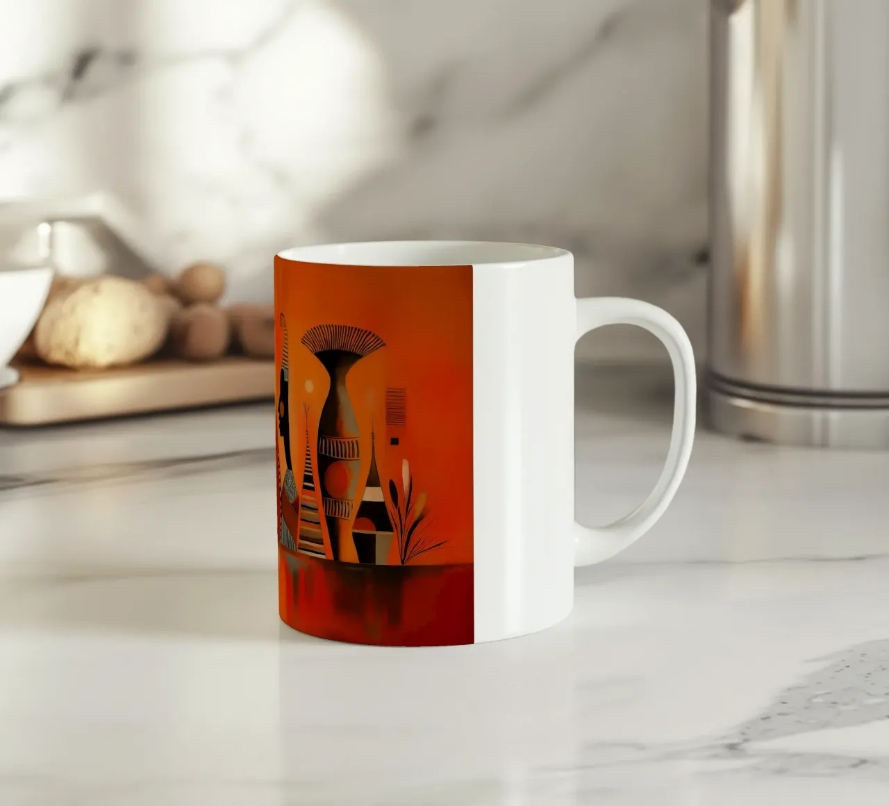 Forme africane tazza in ceramica da Pictura