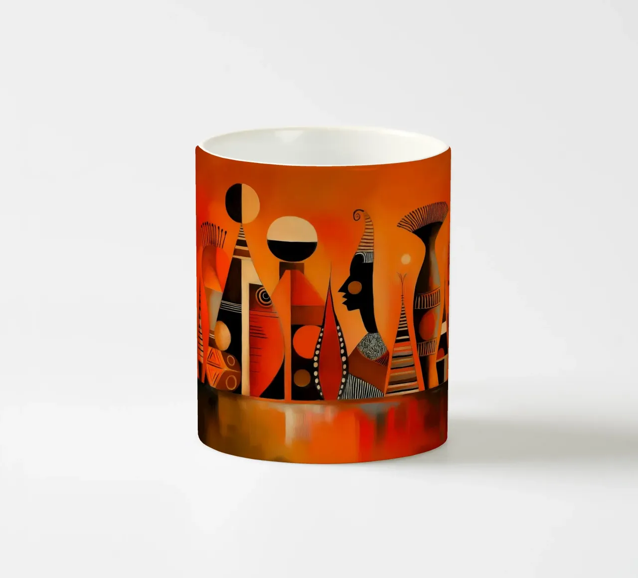 Forme africane tazza in ceramica da Pictura