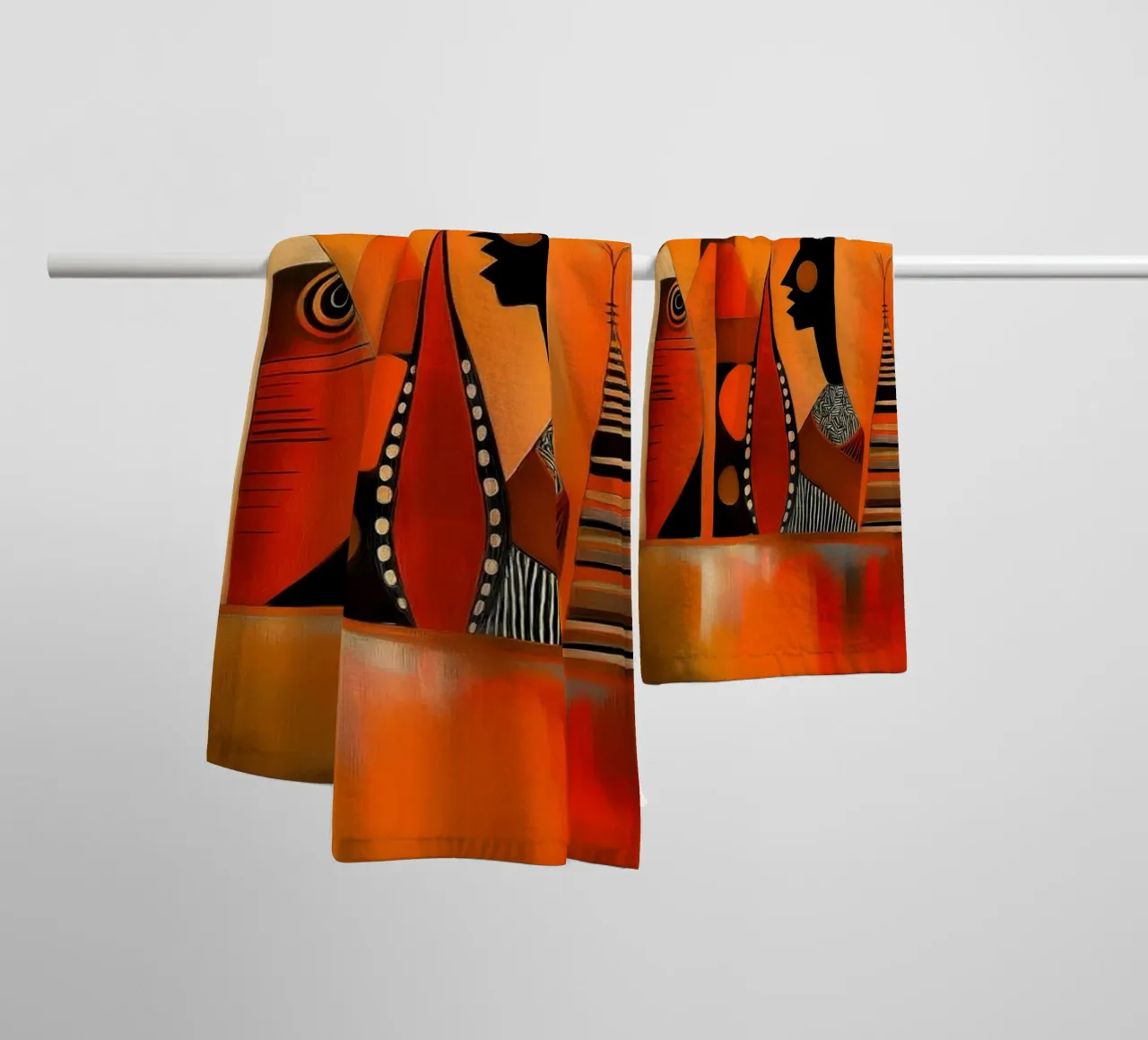 Forme africane asciugamano da bagno da Pictura